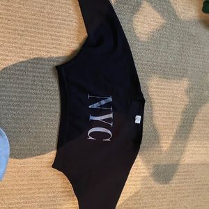 nyc cropped crew neck!